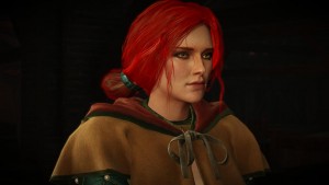 Nous retrouvons la belle Triss, plus rousse que jamais